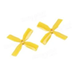 KingKong 10 Pairs 3x3x4 3030 4-Blade YELLOW Propeller CW CCW For FPV Racer