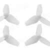 40mm 1.5 Inch 1.0mm Hole 3-Blade Bullnose Propeller For 1102 1103 Brushless Motor 2 CW & 2 CCW (BeeBee)