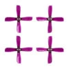 Gemfan 2035 2X3.5X4 4 Blade 1.5mm Mounting Hole 2CW+2CCW FPV Racing Propeller - Purple