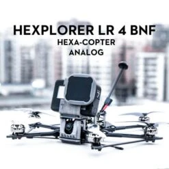Flywoo HEXplorer LR 4" Analog Hexa-copter W/ Analog Caddx Ant Cam - BNF TBS Crossfire