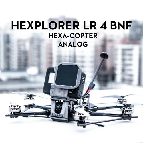 Flywoo HEXplorer LR 4" Analog Hexa-copter W/ Analog Caddx Ant Cam - BNF TBS Crossfire 1 Flywoo HEXplorer LR 4" Analog Hexa-copter W/ Analog Caddx Ant Cam - BNF TBS Crossfire