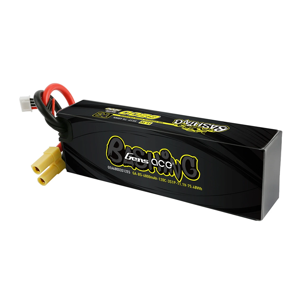 Gens Ace Bashing Series 6800mAh 11.1V 120C 3S1P Lipo Battery Pack With EC5 Plug 1 Gens Ace Bashing Series 6800mAh 11.1V 120C 3S1P Lipo Battery Pack With EC5 Plug