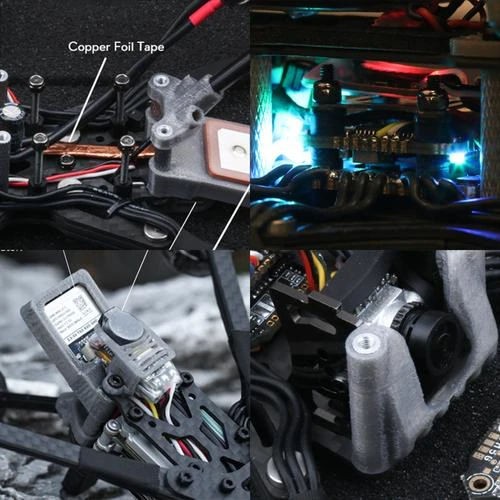 Flywoo HEXplorer LR 4" Analog Hexa-copter W/ Analog Caddx Ant Cam - BNF TBS Crossfire 3 Flywoo HEXplorer LR 4" Analog Hexa-copter W/ Analog Caddx Ant Cam - BNF TBS Crossfire - Image 3