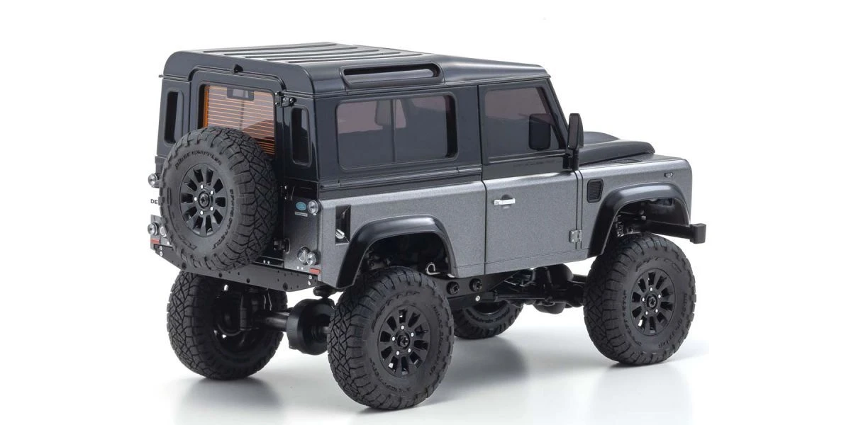 Kyosho 32526GM MINI-Z 4×4 Series Ready Set Land Rover Defender 90 Autobiography Corris Gray / Santorini Black 3 Kyosho 32526GM MINI-Z 4×4 Series Ready Set Land Rover Defender 90 Autobiography Corris Gray / Santorini Black - Image 3