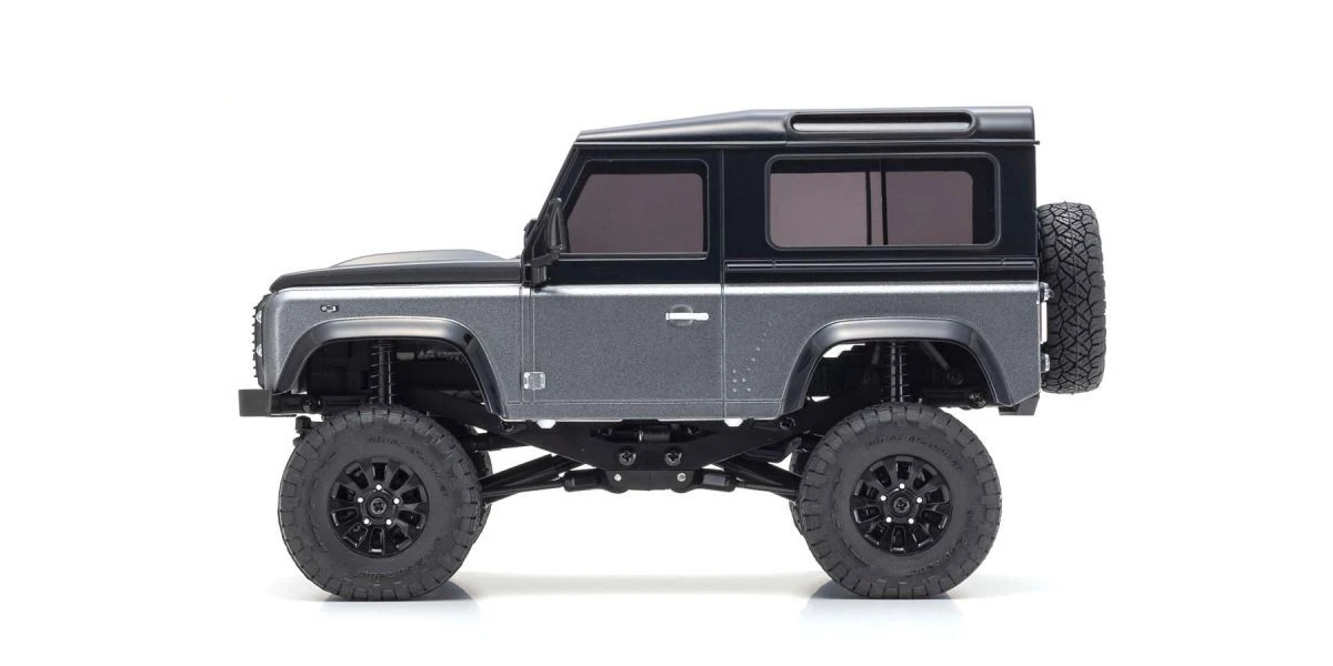 Kyosho 32526GM MINI-Z 4×4 Series Ready Set Land Rover Defender 90 Autobiography Corris Gray / Santorini Black 4 Kyosho 32526GM MINI-Z 4×4 Series Ready Set Land Rover Defender 90 Autobiography Corris Gray / Santorini Black - Image 4