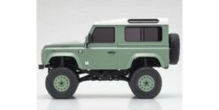 Kyosho 32527GR MINI-Z 4×4 Series Ready Set Land Rover Defender 90 Heritage Grasmere Green / Alaska White -Toys Model Store 32527gr900 4 1