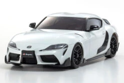 Kyosho 32626W MINI-Z AWD Toyota GR Supra TRD Metallic White -Toys Model Store 32626w front