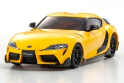 Kyosho 32626Y MINI-Z AWD Toyota GR Supra TRD Lightning Yellow -Toys Model Store 32626y front