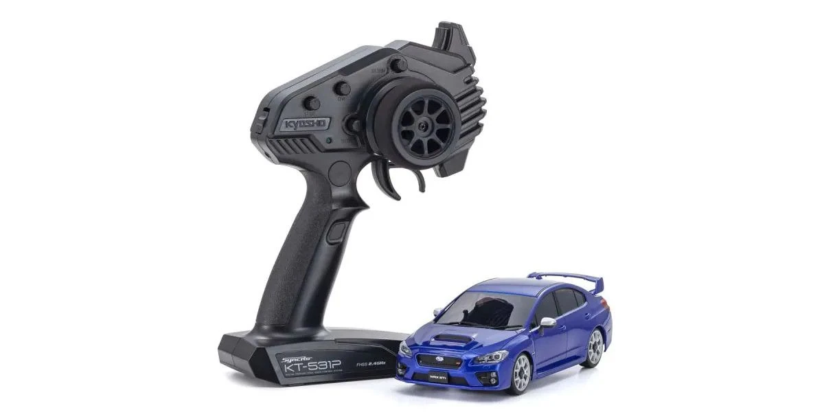 Kyosho 32630BL MINI-Z AWD SUBARU WRX STI WR Blue 1 Kyosho 32630BL MINI-Z AWD SUBARU WRX STI WR Blue