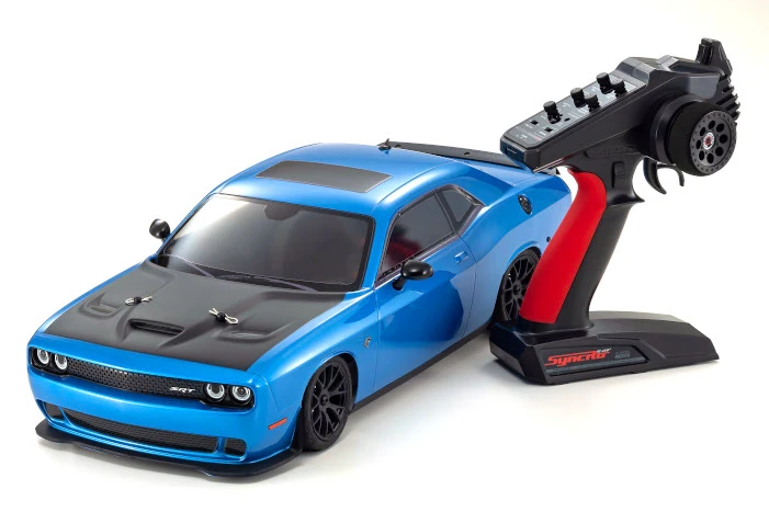 Kyosho 34415T2 Fazer Mk2 Challenger SRT Hellcat B5 Blue 1 Kyosho 34415T2 Fazer Mk2 Challenger SRT Hellcat B5 Blue