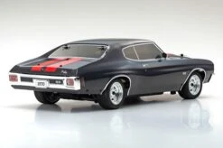 Kyosho 34416T2 1/10 Scale Radio Controlled Electric Powered 4WD FAZER Mk2 FZ02L 1970 Chevy® Chevelle® SS™ 454 LS6 Tuxedo Black -Toys Model Store 34416T23