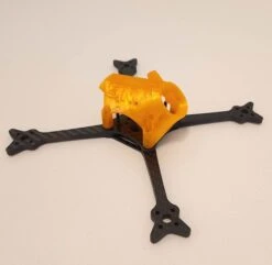 OpenRacer Quadcopter Frame Kit (Black Carbon W/ 3D Printed Canopy)