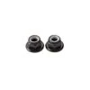 M5 Aluminum Nylon Insert Self-Lock Nuts - Black CW 2pcs