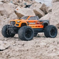 ARRMA 1/10 GRANITE 4X2 BOOST MEGA 550 Brushed Monster Truck RTR, Orange -Toys Model Store ARA4102SV4T1 A11 SMX8M97J 1