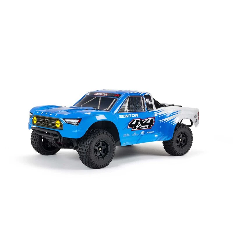 ARRMA 1/10 SENTON 4X4 V3 MEGA 550 Brushed Short Course Truck RTR, Blue 1 ARRMA 1/10 SENTON 4X4 V3 MEGA 550 Brushed Short Course Truck RTR, Blue