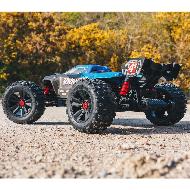 ARRMA 1/10 KRATON 4X4 4S V2 BLX Speed Monster Truck RTR, Blue 2 ARRMA 1/10 KRATON 4X4 4S V2 BLX Speed Monster Truck RTR, Blue - Image 2
