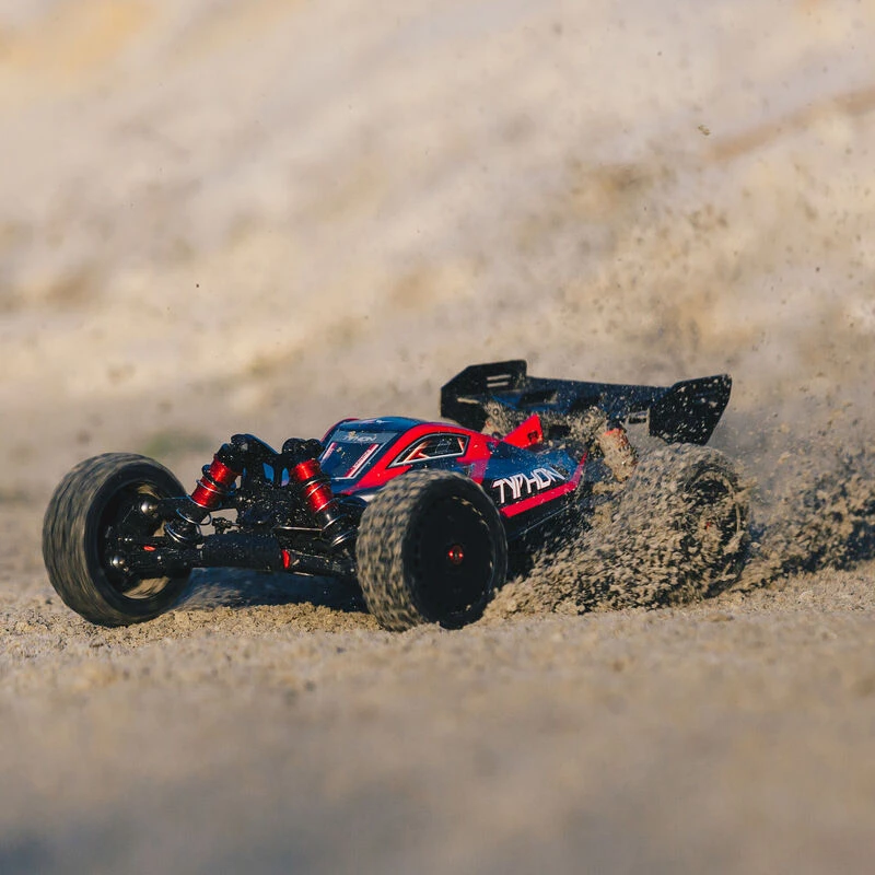 ARRMA 1/8 TYPHON 6S V5 4WD BLX Buggy With Spektrum Firma RTR, Black 8 ARRMA 1/8 TYPHON 6S V5 4WD BLX Buggy With Spektrum Firma RTR, Black - Image 8