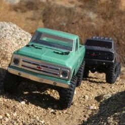 Axial Racing 1/24 SCX24 1967 Chevrolet C10 4WD Truck Brushed RTR, Green -Toys Model Store AXI00001T1 a6