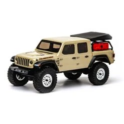 Axial Racing 1/24 SCX24 Jeep JT Gladiator 4WD Rock Crawler Brushed RTR, Beige