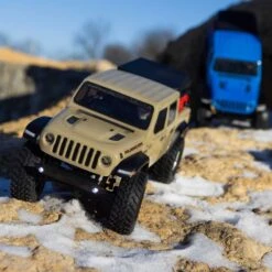 Axial Racing 1/24 SCX24 Jeep JT Gladiator 4WD Rock Crawler Brushed RTR, Beige -Toys Model Store AXI00005T1 A1 SRXOMVN0