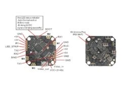Happymodel CrazyF411 AIO F4 FC 20A ESC - SPI FRSKY -Toys Model Store CRAZYF411CrazyF4 11 Pro Connection diagram