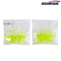 GEMFAN D76 DUCTED 5-BLADE 76MM CINEWHOOP PROP - Yellow -Toys Model Store D76DuctedDurable5BladeYellowPackagePicture 1200x1200