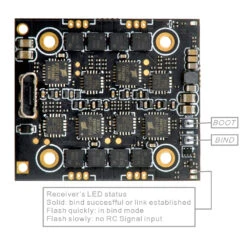 Happymodel ELRS X1 AIO F4 FC 12A ESC - SPI ELRS -Toys Model Store ELRSX1bottom