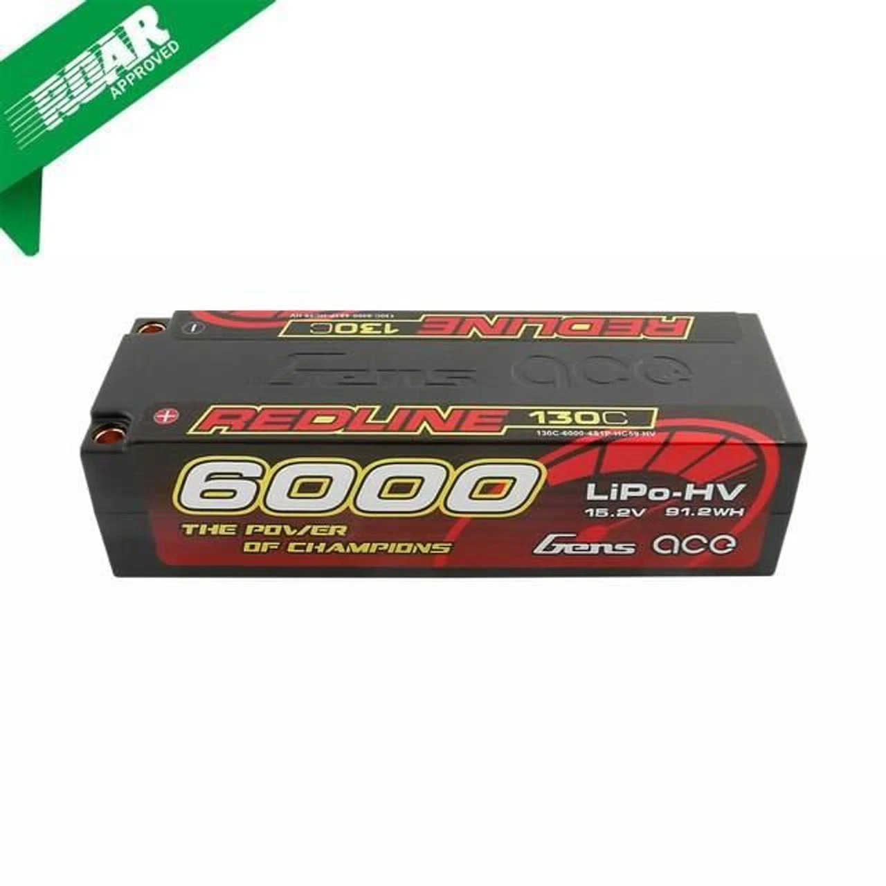 Gens Ace Redline Series 6000mAh 15.2V 130C 4S1P HardCase HV Lipo Battery 1 Gens Ace Redline Series 6000mAh 15.2V 130C 4S1P HardCase HV Lipo Battery