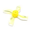 Gemfan 1220-4 Yellow 31mm Whoop Props (1mm Hub)