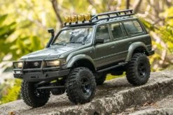 FMS/EACHINE 1:18 TOYOTA LAND CRUISER 80 (GRAY) W/ Two Batteries