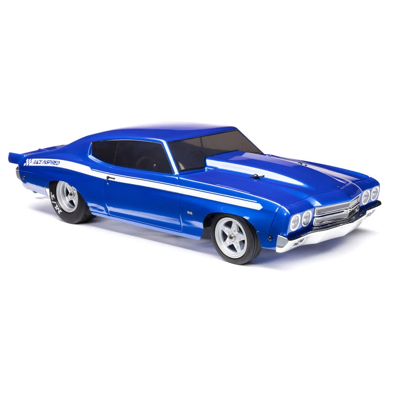 Losi 1/16 1970 Chevelle 2WD Mini No Prep Drag Car RTR, Blue 2 Losi 1/16 1970 Chevelle 2WD Mini No Prep Drag Car RTR, Blue - Image 2