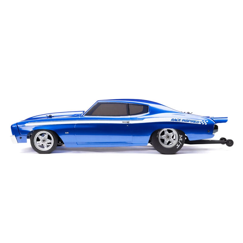 Losi 1/16 1970 Chevelle 2WD Mini No Prep Drag Car RTR, Blue 10 Losi 1/16 1970 Chevelle 2WD Mini No Prep Drag Car RTR, Blue - Image 10