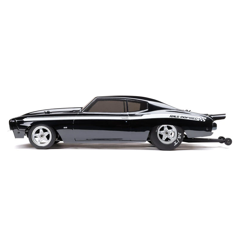 Losi 1/16 1970 Chevelle 2WD Mini No Prep Drag Car RTR, Black 9 Losi 1/16 1970 Chevelle 2WD Mini No Prep Drag Car RTR, Black - Image 9