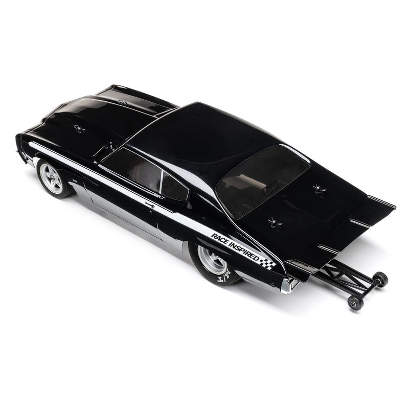 Losi 1/16 1970 Chevelle 2WD Mini No Prep Drag Car RTR, Black 7 Losi 1/16 1970 Chevelle 2WD Mini No Prep Drag Car RTR, Black - Image 7