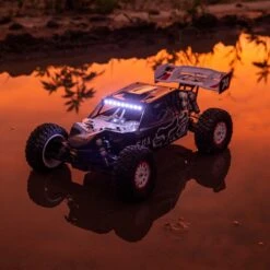 Losi 1/10 Tenacity DB Pro 4WD Desert Buggy Brushless RTR With Smart, Fox Racing -Toys Model Store LOS03027V2T2 A3 S4R0KNQK