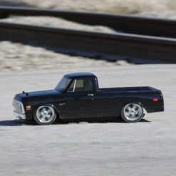 Losi 1/10 1972 Chevy C10 Pickup Truck V100 AWD RTR, Black $50 OFF - FATHER'S DAY SALE! VALID: JUN2-JUN18 -Toys Model Store LOS03034T2 A3 PBDPE6L1