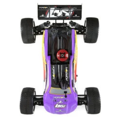 Losi 1/8 8IGHT-T 4WD Truggy Nitro RTR, Purple/Yellow -Toys Model Store LOS04011V2 A04 DTLKYZXT