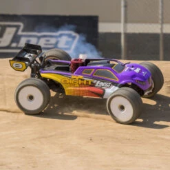 Losi 1/8 8IGHT-T 4WD Truggy Nitro RTR, Purple/Yellow -Toys Model Store LOS04011V2 A09 DTLKYZXT