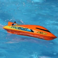Pro Boat Jet Jam V2 12" Self-Righting Pool Racer Brushed RTR, Orange -Toys Model Store PRB08031V2T1 A2 THKMQ2J9