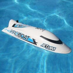 Pro Boat Jet Jam V2 12" Self-Righting Pool Racer Brushed RTR, White -Toys Model Store PRB08031V2T2 A22 4SB8KEAB