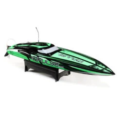 PRO BOAT Impulse 32" Brushless Deep-V RTR With Smart, Black/Green -Toys Model Store PRB08037T1 A5 V5WG1KGS