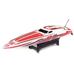 Pro Boat Impulse 32" Brushless Deep-V RTR With Smart, White/Red