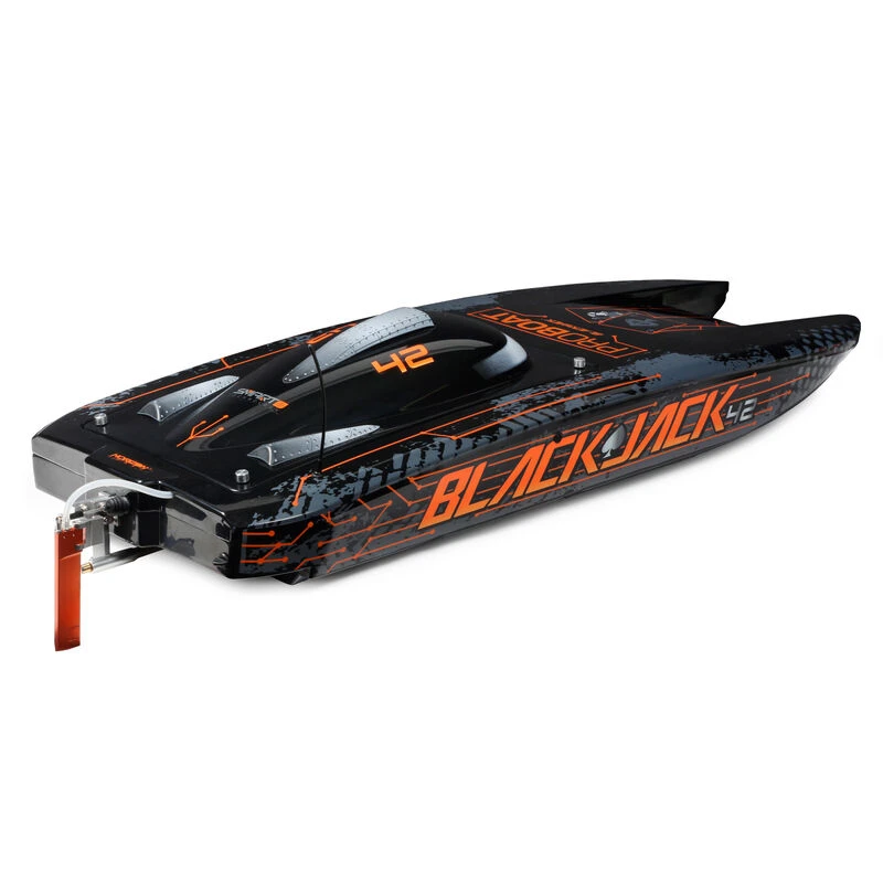 Proboat Blackjack 42" 8S Brushless Catamaran RTR: Black/Orange 10 Proboat Blackjack 42" 8S Brushless Catamaran RTR: Black/Orange - Image 10