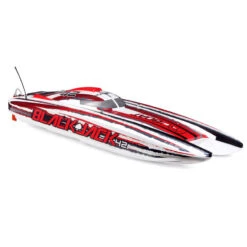 PROBOAT Blackjack 42" 8S Brushless Catamaran RTR: White/Red 15 PROBOAT Blackjack 42" 8S Brushless Catamaran RTR: White/Red -Toys Model Store PRB08043T2 A2 JHLVIXRP
