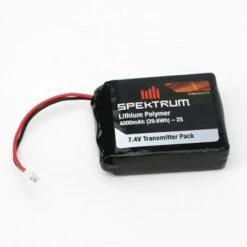 Spektrum 7.4V 4000mAh 2S LiPo Transmitter Battery: DX8, DX9