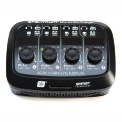 Spektrum S44 Micro 4-port AC/DC 1S LiPo Charger