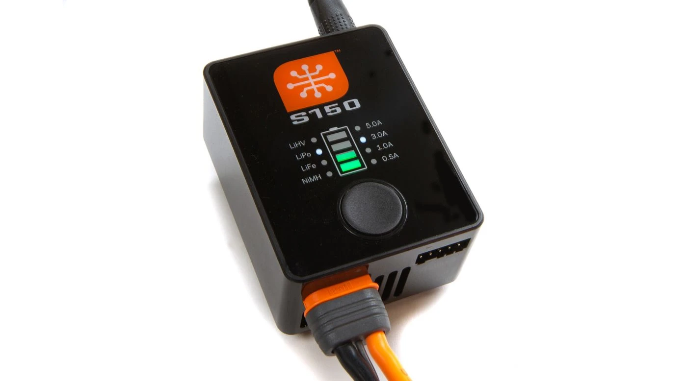Spektrum S150 AC/DC Smart Charger, 1x50W 1 Spektrum S150 AC/DC Smart Charger, 1x50W