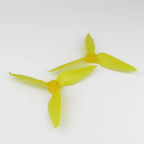 EMAX AVAN-R 2CW+2CCW 5-Inch 3-Blade Propeller - Yellow 1 EMAX AVAN-R 2CW+2CCW 5-Inch 3-Blade Propeller - Yellow