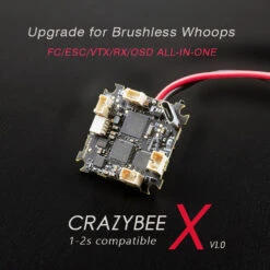 Happymodel CrazybeeX FRSKY V1.0 All-IN-ONE Flight Controller 1-2s Compatible For Brushless Whoops