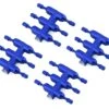 DS Racing Drift Element Scale Lug Nuts (Blue) (24) (Short)